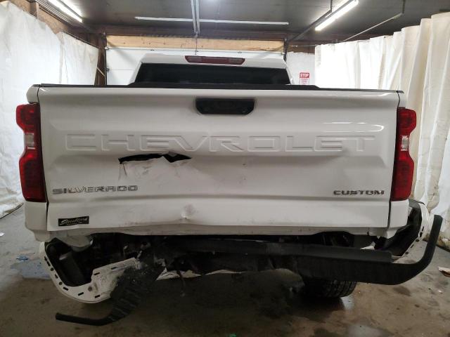 3GCPDBEKXNG656556 - 2022 CHEVROLET SILVERADO K1500 CUSTOM WHITE photo 6