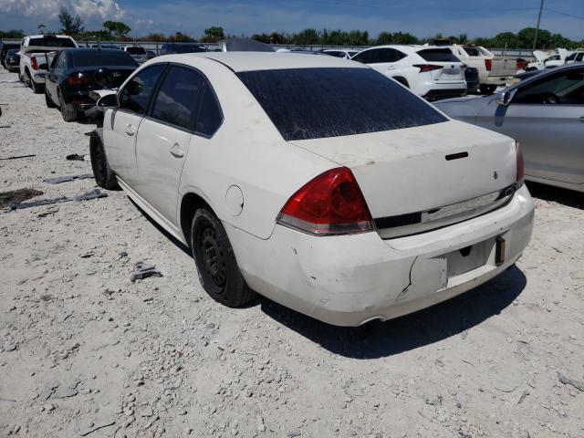 2G1WS57M591279983 - 2009 CHEVROLET IMPALA POLICE WHITE photo 3