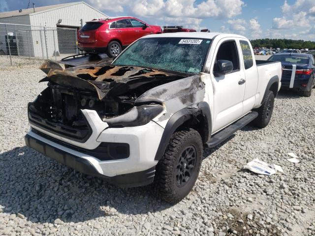 5TFSZ5AN2KX190335 - 2019 TOYOTA TACOMA ACCESS CAB თეთრი ფოტო 2