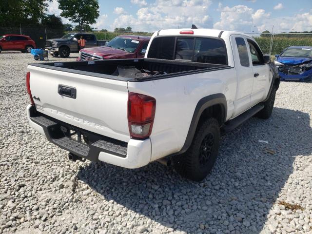 5TFSZ5AN2KX190335 - 2019 TOYOTA TACOMA ACCESS CAB თეთრი ფოტო 4