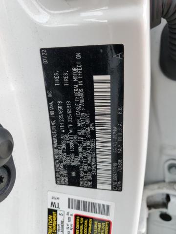 5TDHZRAH4NS130935 - 2022 TOYOTA HIGHLANDER XLE WHITE photo 13