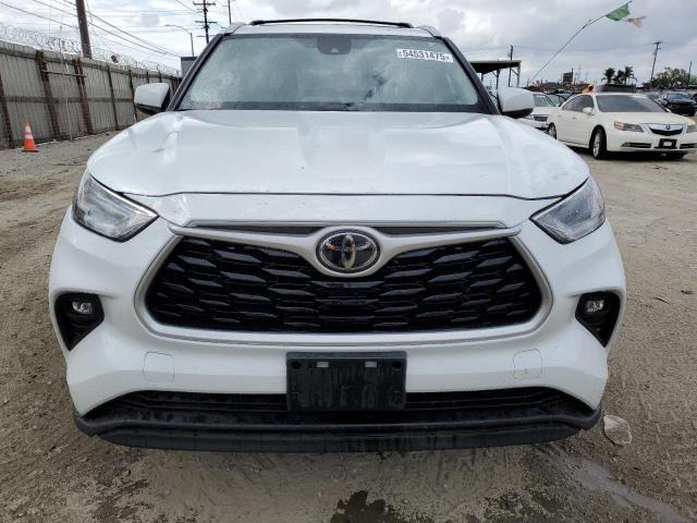 5TDHZRAH4NS130935 - 2022 TOYOTA HIGHLANDER XLE WHITE photo 5