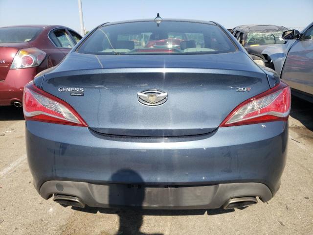 KMHHT6KDXDU094623 - 2013 HYUNDAI GENESIS CO 2.0T BLUE photo 6