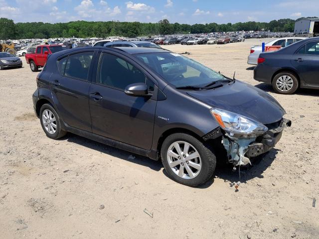 JTDKDTB39H1594454 - 2017 TOYOTA PRIUS C GRAY photo 4