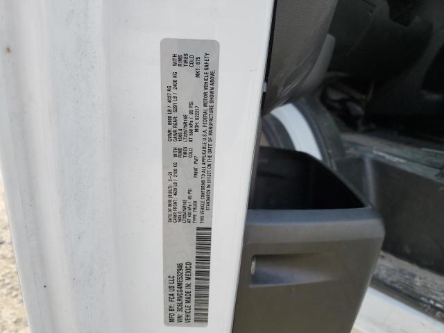 3C6LRVCG4ME532946 - 2021 RAM PROMASTER 2500 HIGH 白色 照片 13