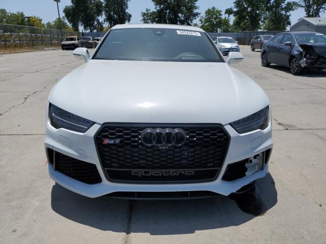 WUAWAAFC3HN903324 - 2017 AUDI RS7 PRESTIGE WHITE photo 5