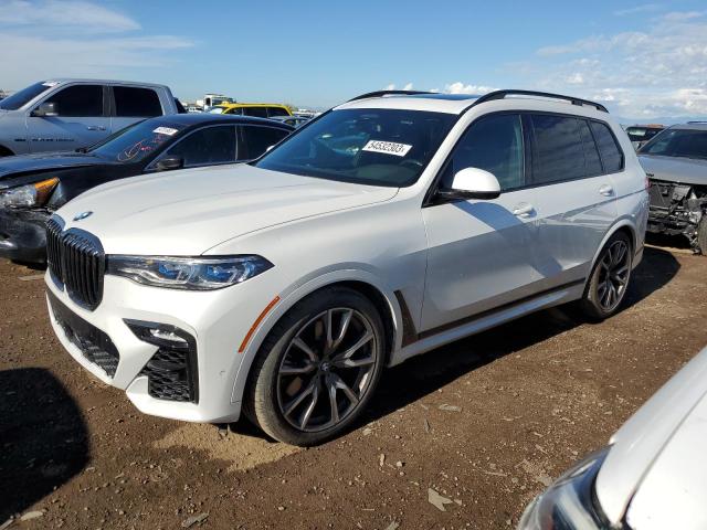 5UXCX6C02M9H21155 - 2021 BMW X7 M50I WHITE photo 1