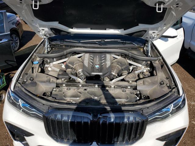 5UXCX6C02M9H21155 - 2021 BMW X7 M50I WHITE photo 12
