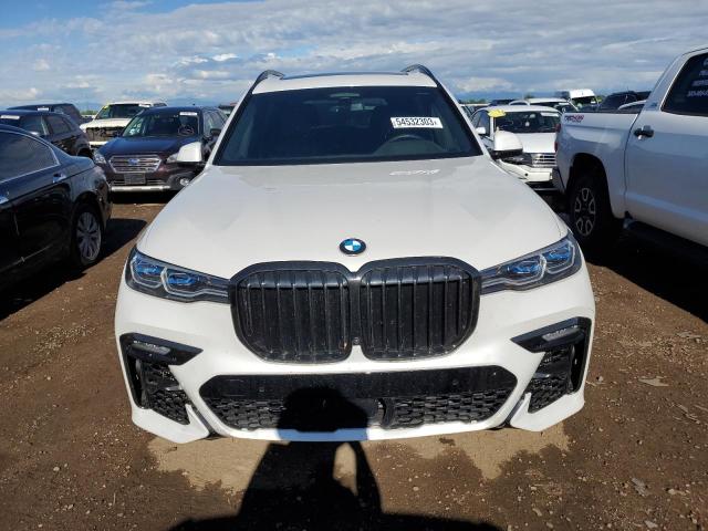 5UXCX6C02M9H21155 - 2021 BMW X7 M50I WHITE photo 5