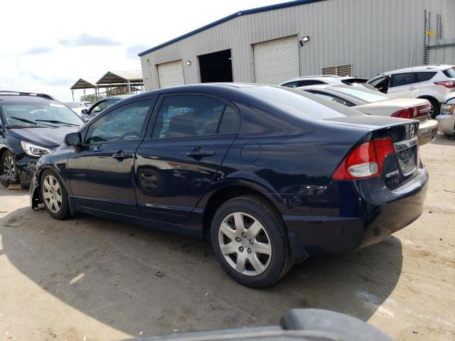 2HGFA1F51BH546788 - 2011 HONDA CIVIC LX BLUE photo 2