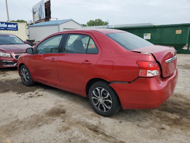 JTDBT4K35CL022836 - 2012 TOYOTA YARIS RED photo 2