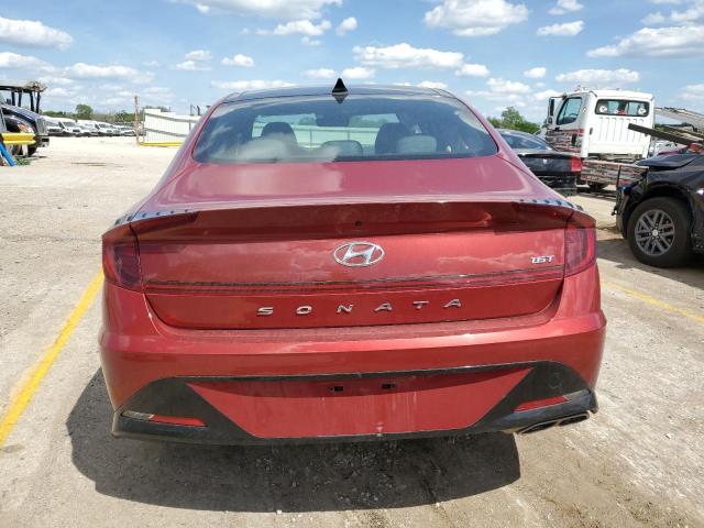 KMHL44J21PA306116 - 2023 HYUNDAI SONATA SEL PLUS RED photo 6