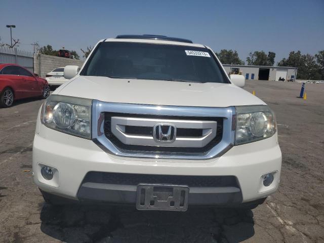 5FNYF4H95BB040767 - 2011 HONDA PILOT TOURING WHITE photo 5