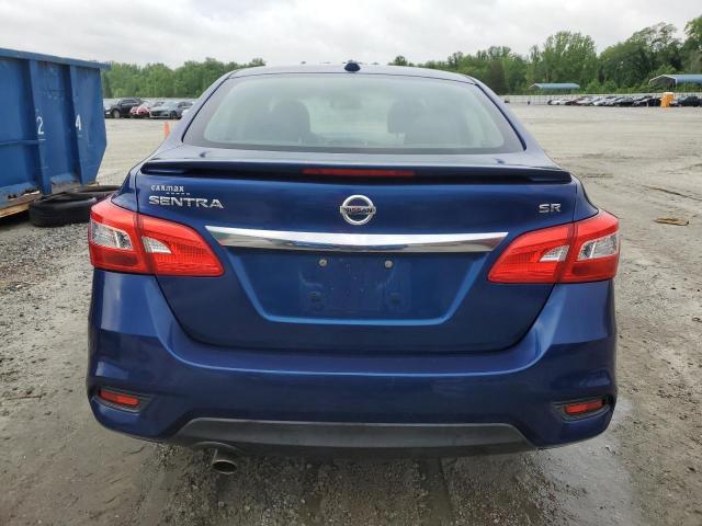 3N1AB7AP7HY377240 - 2017 NISSAN SENTRA S BLUE photo 6