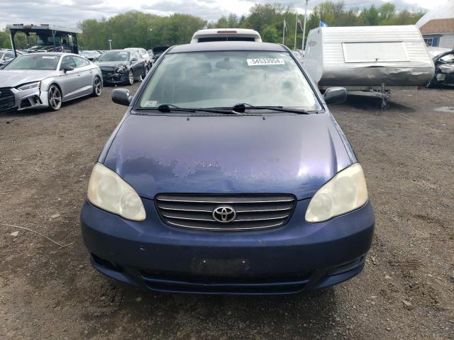 JTDBR32E842035193 - 2004 TOYOTA COROLLA CE BLUE photo 5