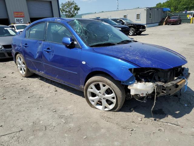 JM1BK324981876169 - 2008 MAZDA 3 S BLUE photo 4