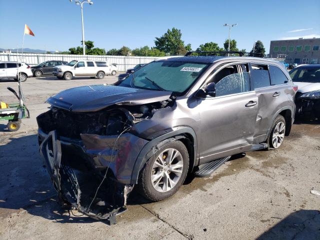5TDJKRFH6FS119550 - 2015 TOYOTA HIGHLANDER XLE Boz foto 1