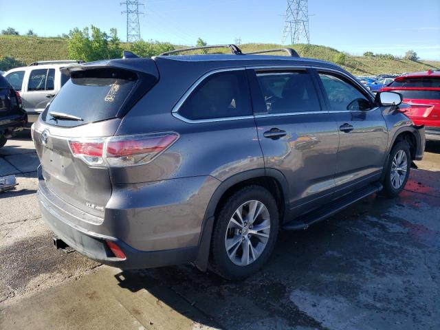 5TDJKRFH6FS119550 - 2015 TOYOTA HIGHLANDER XLE Boz foto 3