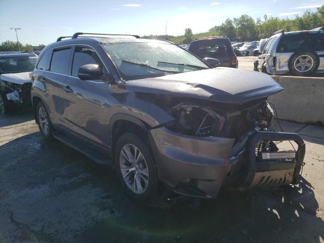 5TDJKRFH6FS119550 - 2015 TOYOTA HIGHLANDER XLE Boz foto 4