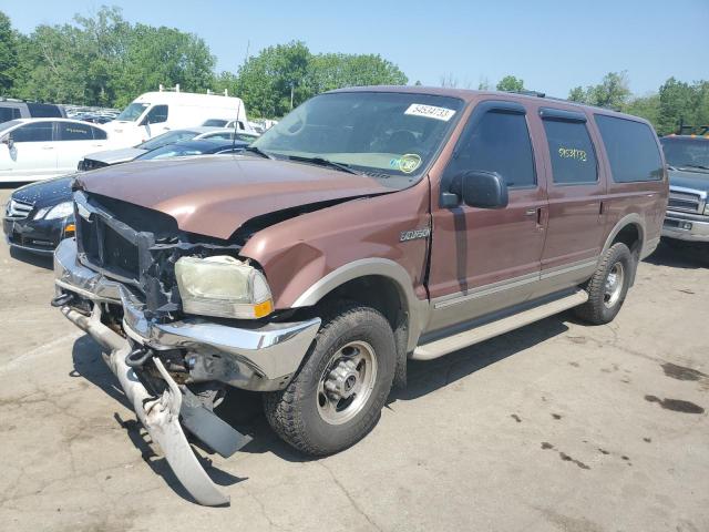 1FMNU43S92ED64160 - 2002 FORD EXCURSION LIMITED BROWN photo 1