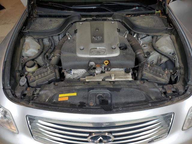 JNKBV61F28M258801 - 2008 INFINITI G35 SILVER photo 11