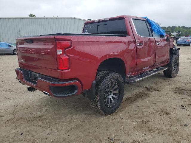 1GCUYHET0LZ310001 - 2020 CHEVROLET SILVERADO K1500 HIGH COUNTRY RED photo 3