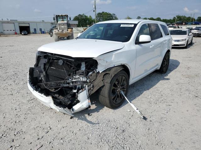 1C4RDHDG3LC411042 - 2020 DODGE DURANGO GT WHITE photo 1