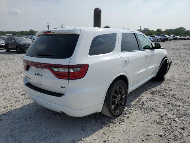 1C4RDHDG3LC411042 - 2020 DODGE DURANGO GT WHITE photo 3