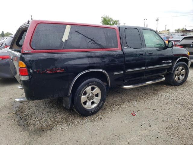 5TBRN34112S227526 - 2002 TOYOTA TUNDRA ACCESS CAB SR5 BLACK photo 3