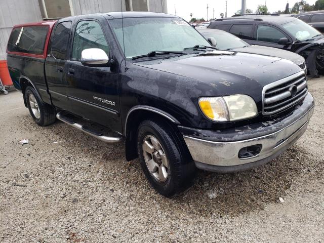 5TBRN34112S227526 - 2002 TOYOTA TUNDRA ACCESS CAB SR5 BLACK photo 4