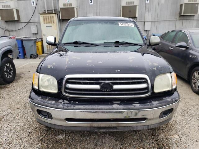 5TBRN34112S227526 - 2002 TOYOTA TUNDRA ACCESS CAB SR5 BLACK photo 5