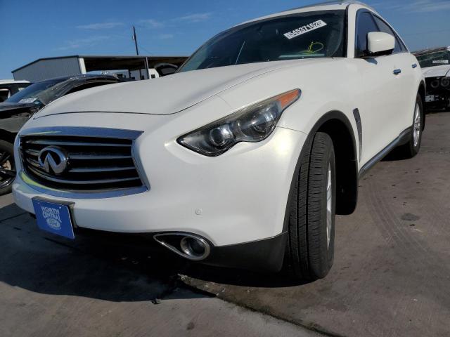 JN8AS1MU5CM121786 - 2012 INFINITI FX35 WHITE photo 2