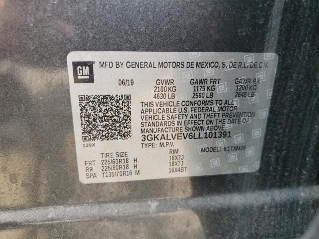 3GKALVEV6LL101391 - 2020 GMC TERRAIN SLT GRAY photo 13