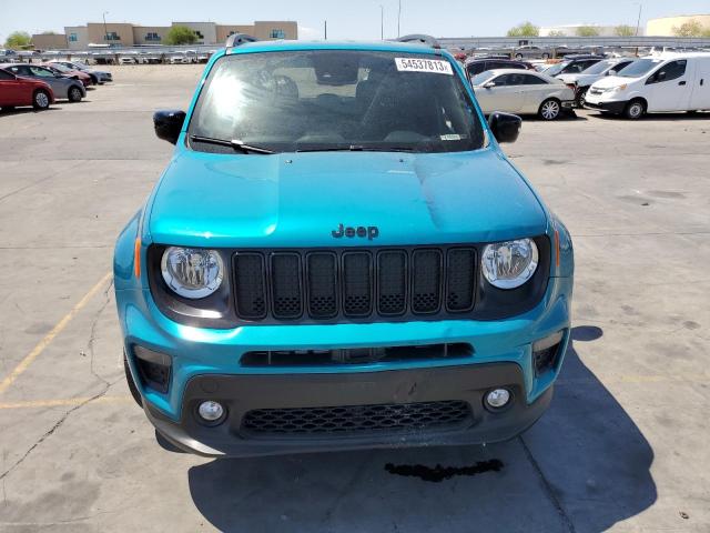 ZACNJDE14NPN55981 - 2022 JEEP RENEGADE ALTITUDE TEAL photo 5