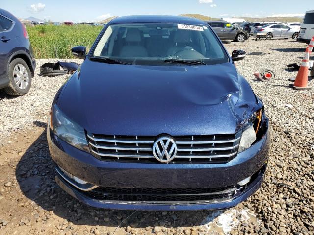 1VWBN7A32DC022840 - 2013 VOLKSWAGEN PASSAT SE BLUE photo 5