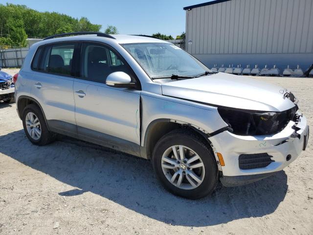 WVGAV7AXXGW544566 - 2016 VOLKSWAGEN TIGUAN S SILVER photo 4