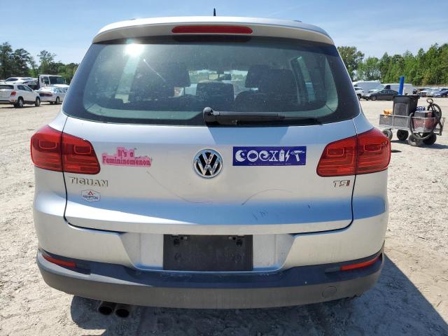WVGAV7AXXGW544566 - 2016 VOLKSWAGEN TIGUAN S SILVER photo 6
