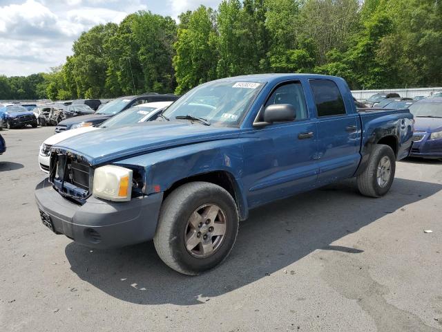 1D7HW58N35S291223 - 2005 DODGE DAKOTA QUAD LARAMIE BLUE photo 1