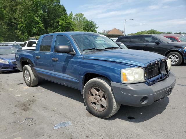 1D7HW58N35S291223 - 2005 DODGE DAKOTA QUAD LARAMIE BLUE photo 4