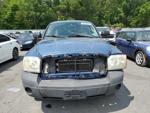 1D7HW58N35S291223 - 2005 DODGE DAKOTA QUAD LARAMIE BLUE photo 5