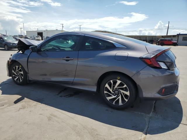 2HGFC4A54JH307091 - 2018 HONDA CIVIC LX ნაცრისფერი ფოტო 2