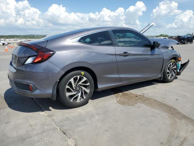 2HGFC4A54JH307091 - 2018 HONDA CIVIC LX ნაცრისფერი ფოტო 3