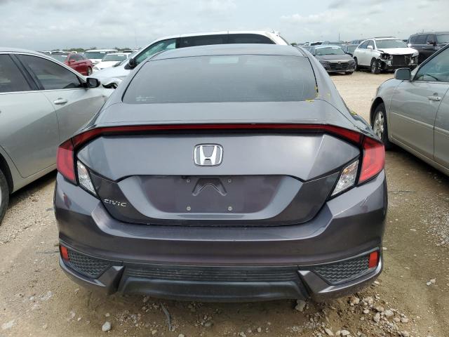 2HGFC4A54JH307091 - 2018 HONDA CIVIC LX ნაცრისფერი ფოტო 6