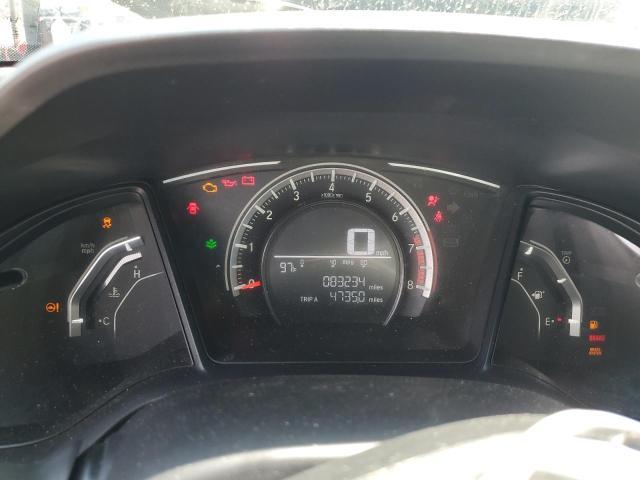 2HGFC4A54JH307091 - 2018 HONDA CIVIC LX ნაცრისფერი ფოტო 9