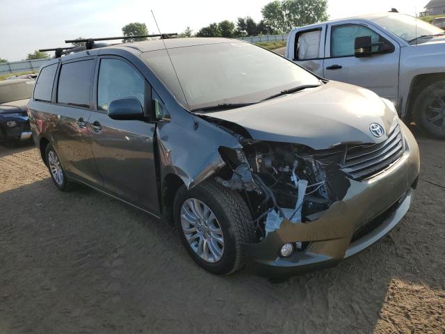 5TDYK3DCXCS222694 - 2012 TOYOTA SIENNA XLE CHARCOAL photo 4