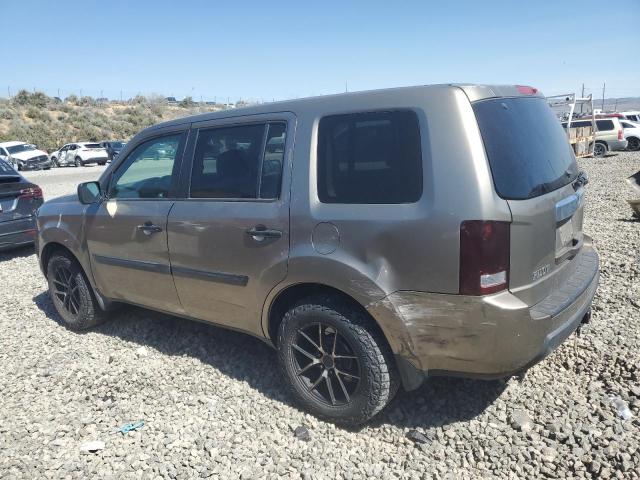 5FNYF48229B012471 - 2009 HONDA PILOT LX BROWN photo 2