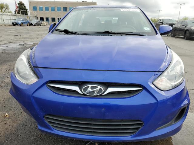 KMHCT5AE0DU102582 - 2013 HYUNDAI ACCENT GLS BLUE photo 5