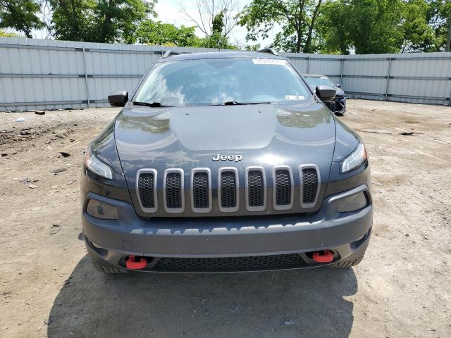 1C4PJMBS9FW614097 - 2015 JEEP CHEROKEE TRAILHAWK BLACK photo 5