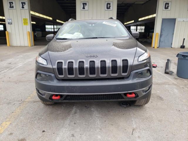 1C4PJMBS2FW729902 - 2015 JEEP CHEROKEE TRAILHAWK GRAY photo 5