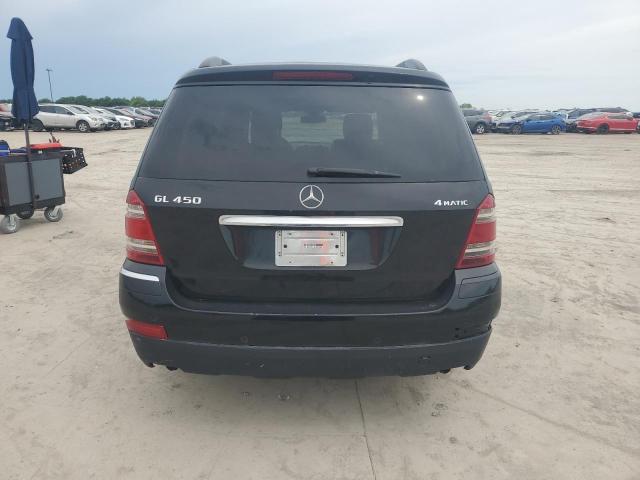 4JGBF71E87A217774 - 2007 MERCEDES-BENZ GL 450 4MATIC BLACK photo 6